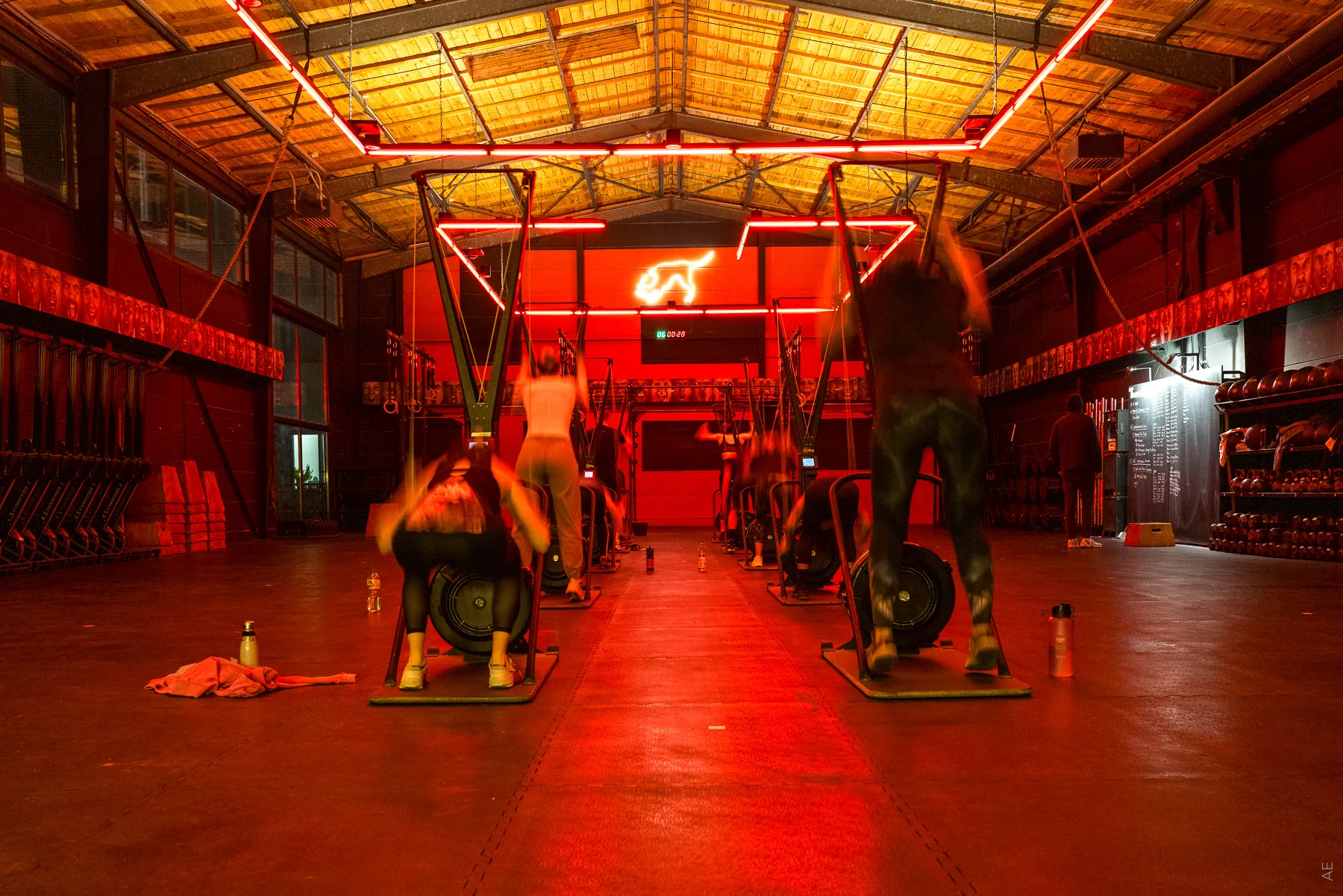 "Workout of the day" bei myleo, Berlin.