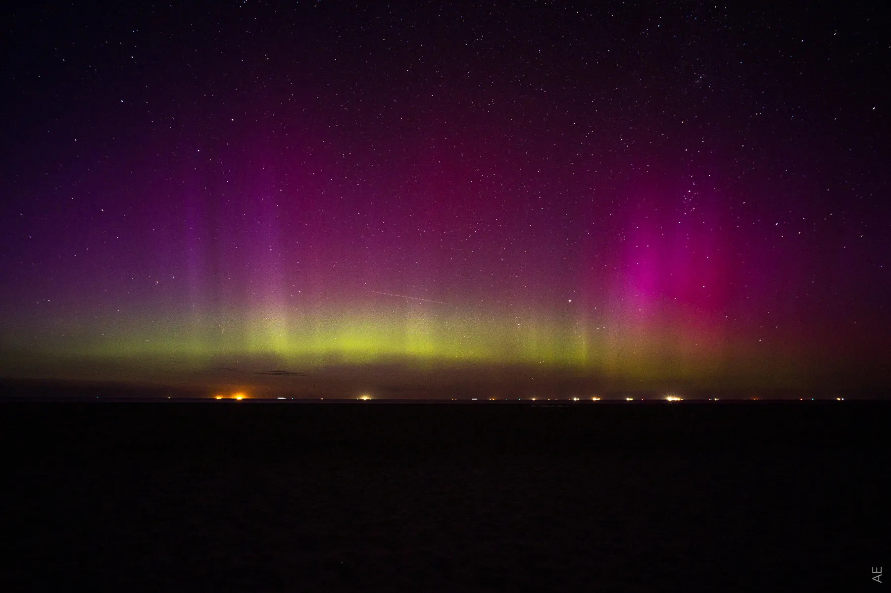 Nordlicht auf Spiekeroog